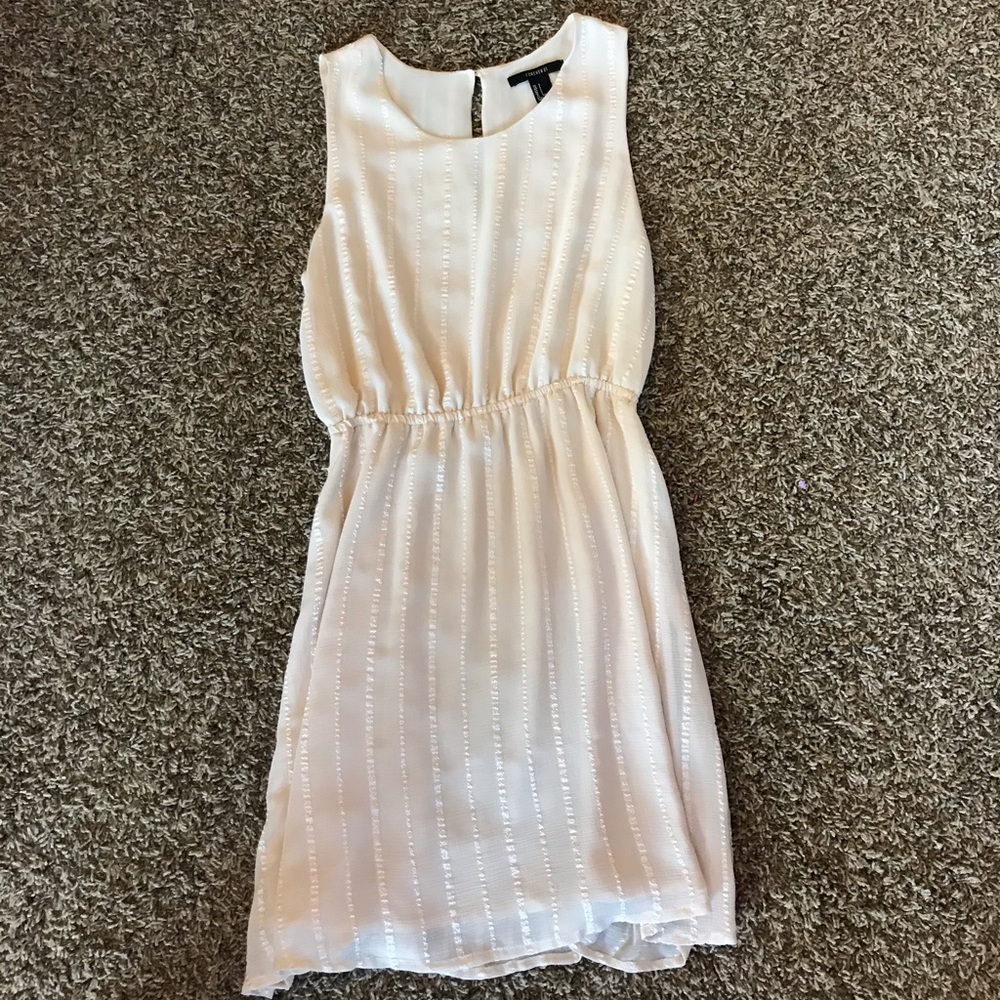Forever 21 white sleeveless dress